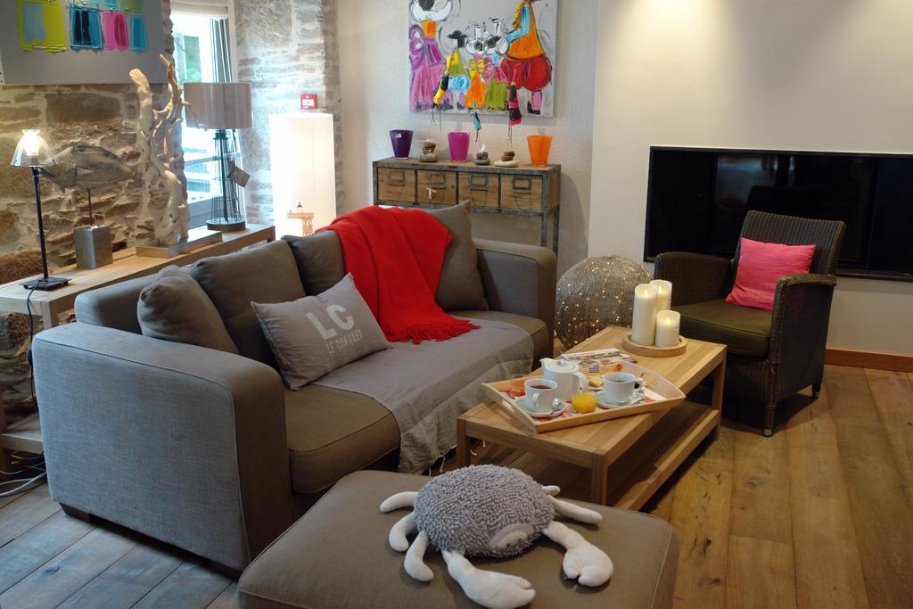 לה קונקה La Vinotiere Chambres Appartements Spa מראה חיצוני תמונה