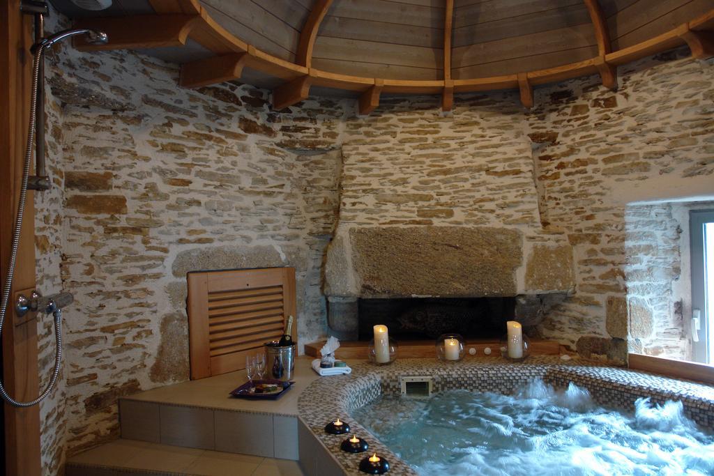 לה קונקה La Vinotiere Chambres Appartements Spa מראה חיצוני תמונה