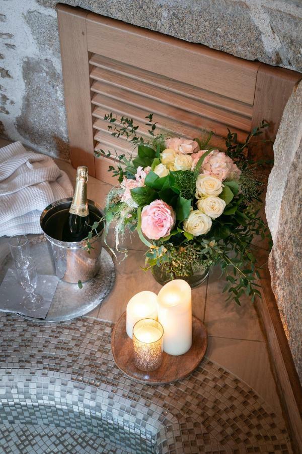 לה קונקה La Vinotiere Chambres Appartements Spa מראה חיצוני תמונה