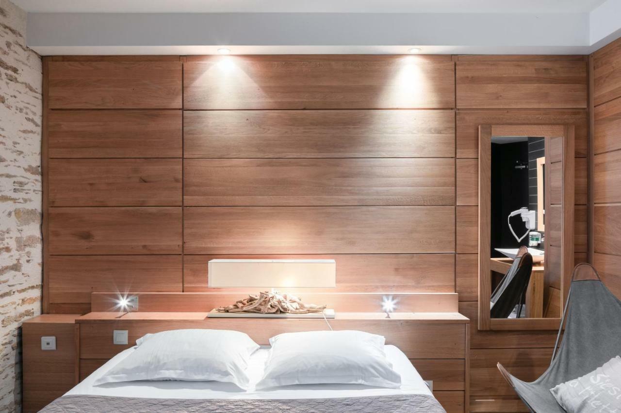 לה קונקה La Vinotiere Chambres Appartements Spa מראה חיצוני תמונה